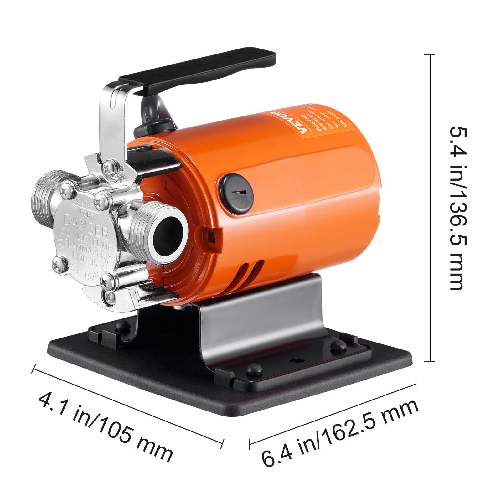ACAD DANGER 00 DIEN FUNE FLAMMABLE LAMIS RUN

TREE unt SAYO KP MIVO VEVOR 2024 Pump mes AC1204 Power IN MADE FOLHOM UNIVEX Model Imprent

5.4 in/136.5 mm
4.1 in/105 mm
6.4 in/162.5 mm