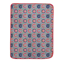 Pegasus - Chicago Cubs 66" x 95" Oversized Logo Roll Ultra Cozy Blanket - Multicolor