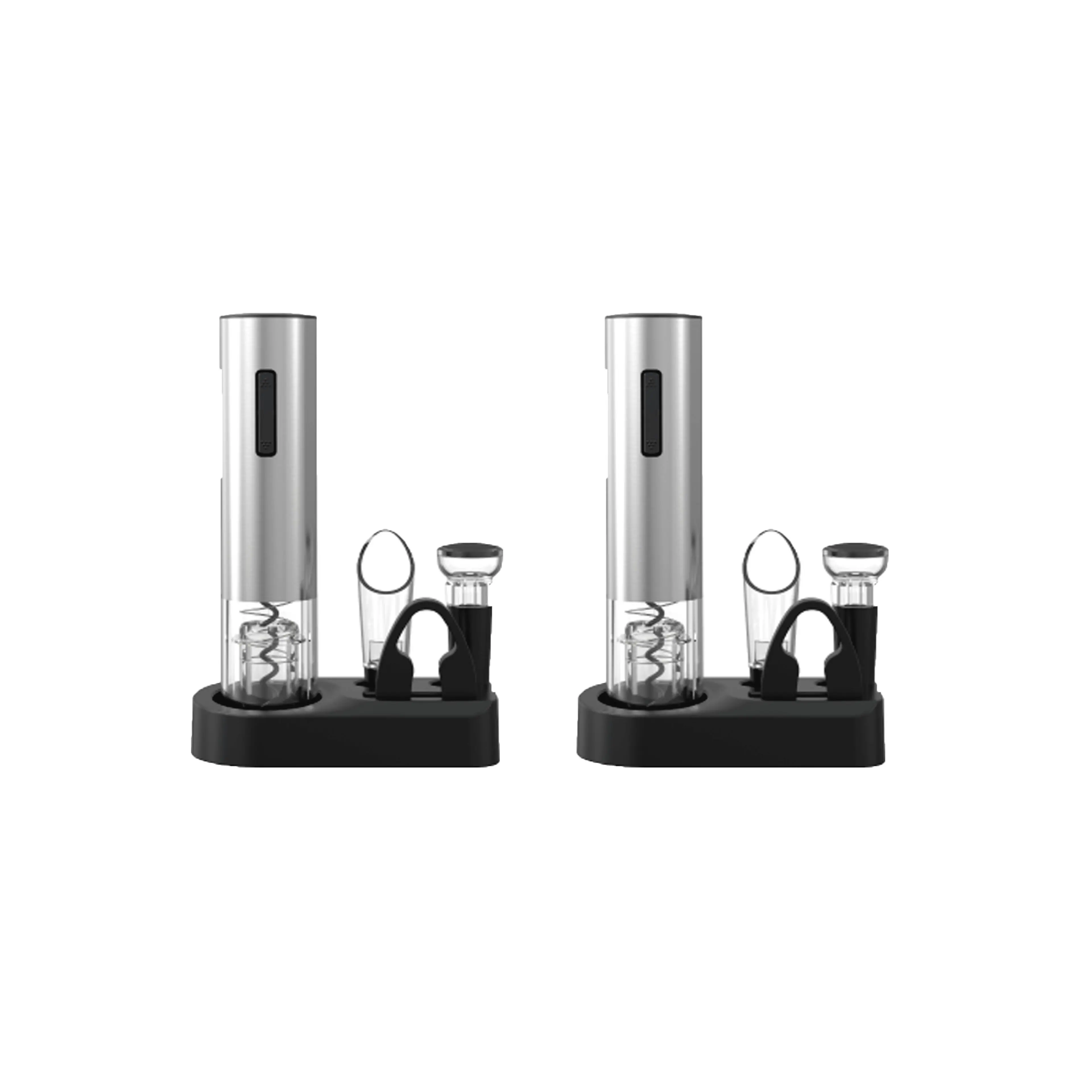 Pursonic - 5-Piece Electric Wine Opener Set – 2 PACK Bundle - Multicolor