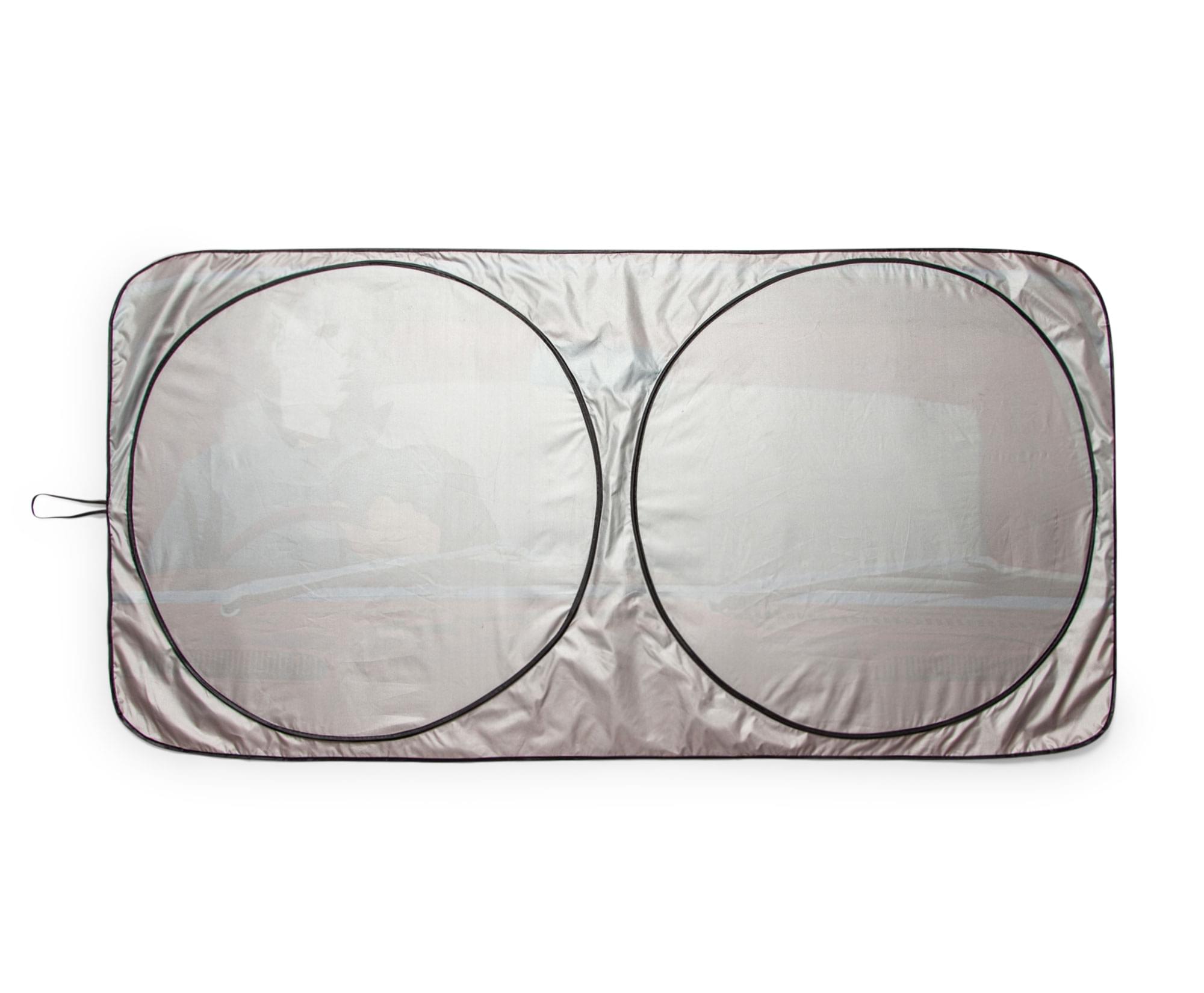 Alt View 1. Surreal Entertainment - Halloween Michael Myers Sunshade for Car Windshield | 64 x 32 Inches - Blue.