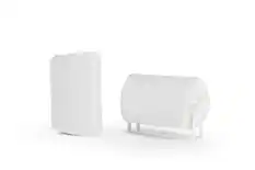 Front. Definitive Technology - Dymension 5.25" 2-Way Outdoor Wall Mount Speakers Pair - White.