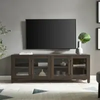 Camden&Wells - Benedict TV Stand for Most TVs up to 75" - Coffee Bean - Front_Zoom