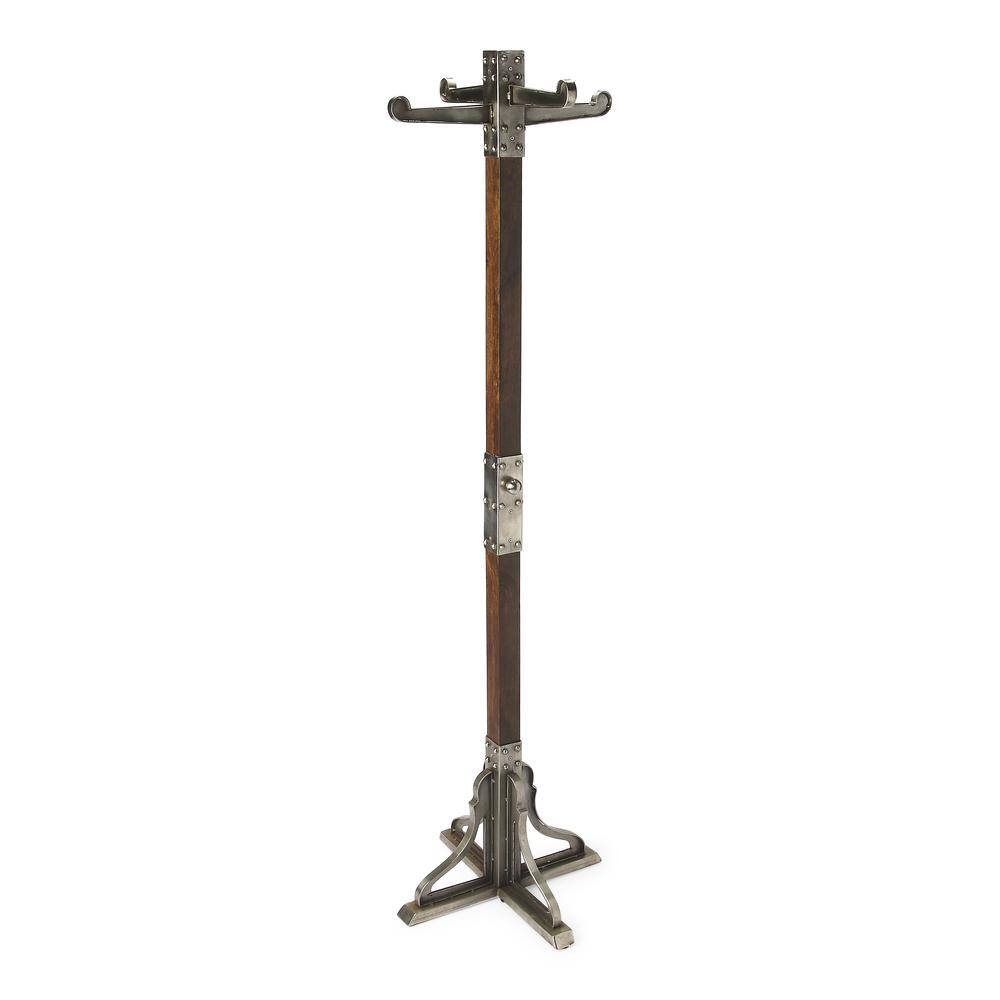 Left. Butler Specialty - Carston Industrial Chic Coat Rack - Multi-Color.