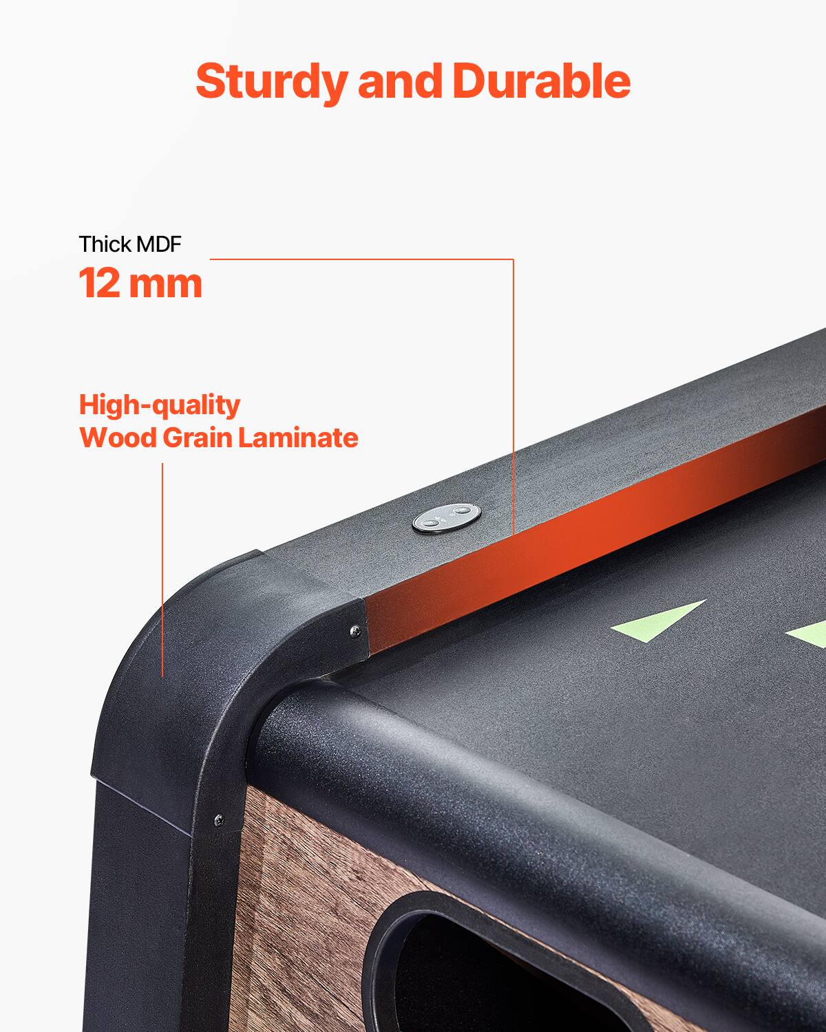 Sturdy and Durable

Thick MDF  
12 mm

High-quality Wood Grain Laminate