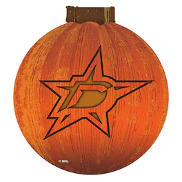 Fan Creations - Dallas Stars 12'' Pumpkin Sign - Orange