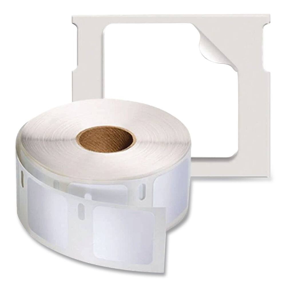 Left. DYMO - DYMO 30332 LabelWriter 1 in. x 1 in. Multipurpose Labels - White (1-Roll) - White.