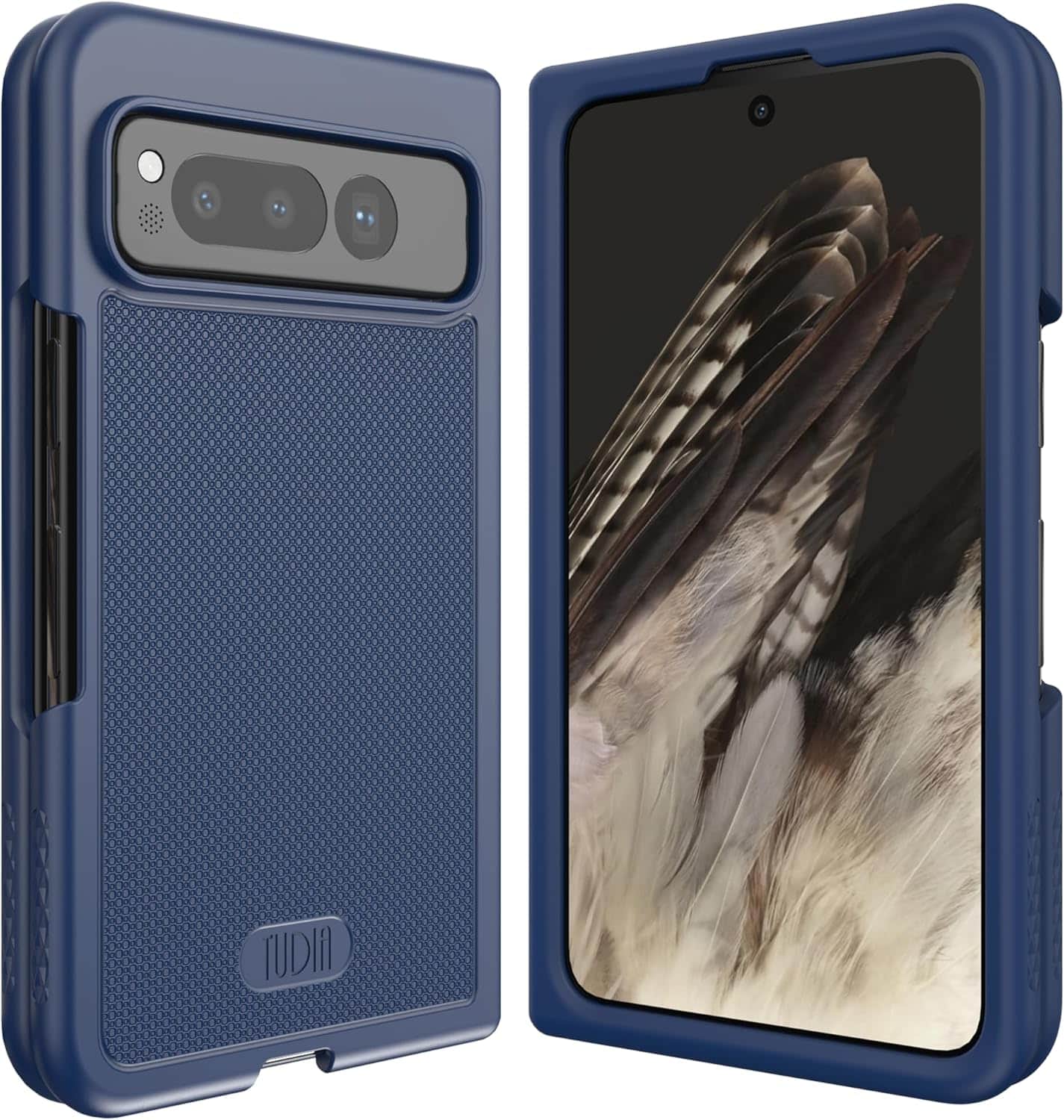 TUDIA - MergeGrip for with Google Pixel Fold Case 2023 Military Grade - Indigo Blue