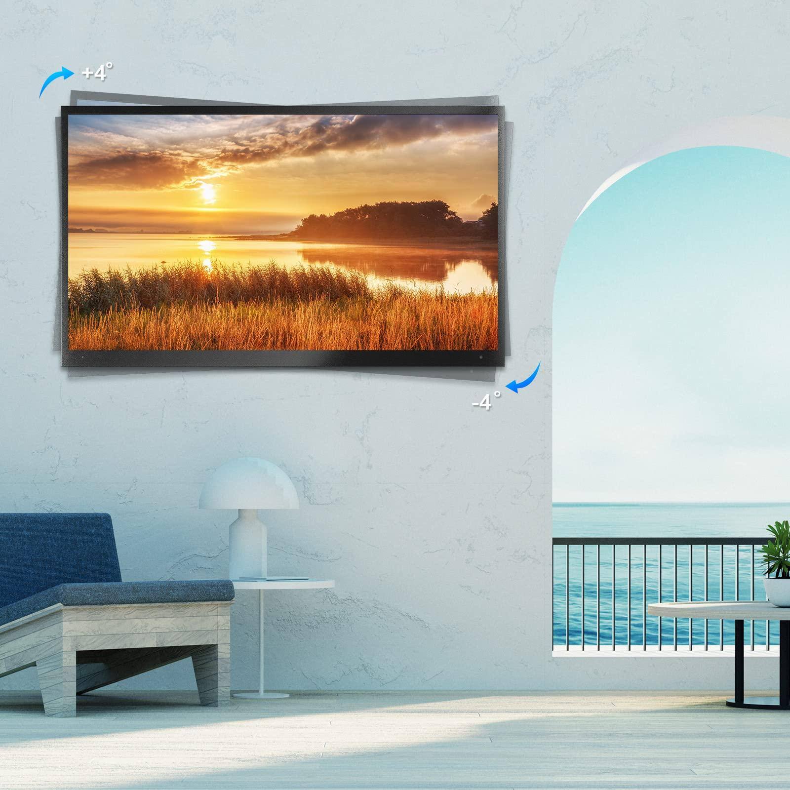 Alt View 3. Earthley Blooms - Full Motion Tv Wall Mount Bracket Tvs Dual Articulating Arms Swivel Tilt Max Vesa Holds Up s - Default.