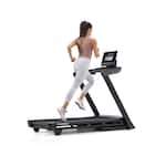 NordicTrack - T Series 10 Treadmill with 10" Tilting Touchscreen and Compact Design - Black
