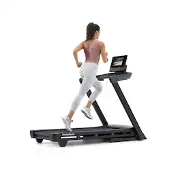 NordicTrack - T Series 10 Treadmill with 10" Tilting Touchscreen and Compact Design - Black