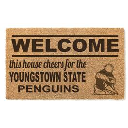 Jardine - Youngstown State Penguins 18" x 30" Welcome Doormat - Brown