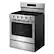 Left. KitchenAid - 30 in. Wide 5 burners 5.0 cu. ft. Smart Freestanding Gas Range with Convection Cooking Modes - PrintShield Stainless Finish.