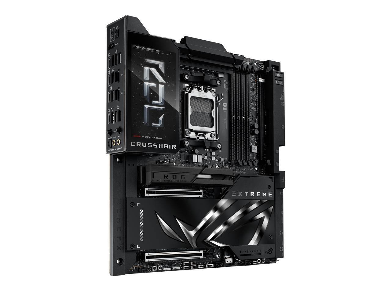 CROSSHAIR  
ROG  
EXTREME  

REPUBLIC OF GAMERS EST. 2006  
FOR THOSE WHO DARE  

REPUBLIC OF GAMERS EST. 2006  
FOR THOSE WHO DARE