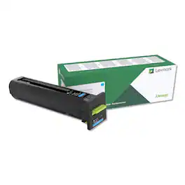 Lexmark - 72K1XC0 Unison 22,000 Page-Yield Return Program Extra High-Yield Toner - Cyan