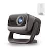 JmGO - N3 Ultimate 4K UHD Triple Laser Projector Google TV 5800 ISO Lumens Dolby Vision 1.7x Optical Zoom Home Cinema - Black