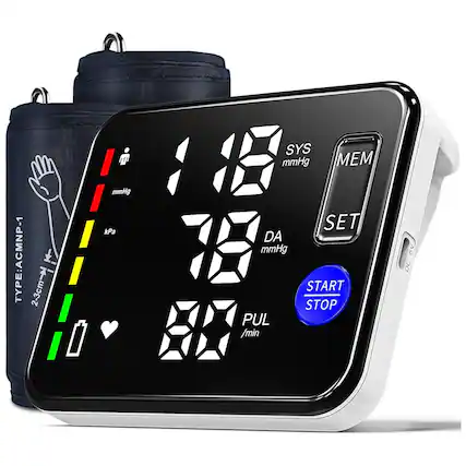 TYPE: ACMNP-1
2-3cm
SYS 1p 18 mmHg
MEM mmHg
SET kPa
DA mmHg
START STOP
PUL /min
6V DC