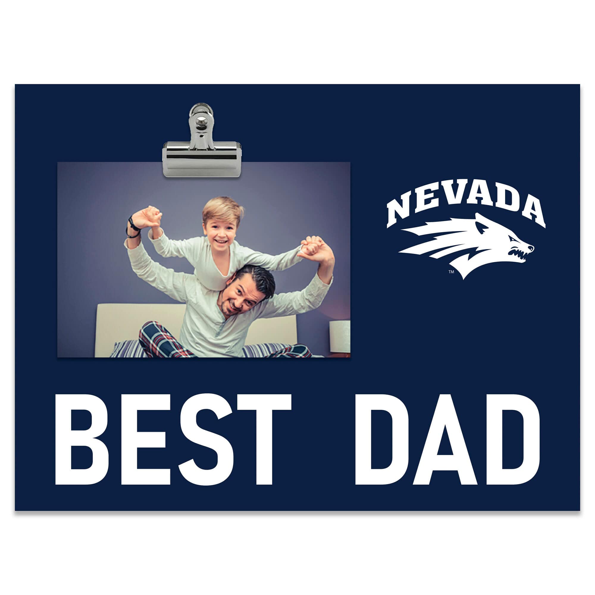 "Fan Creations - Nevada Wolf Pack 8"" x 10.5"" Briteline Best Dad Clip Frame - Multicolor" price history on PriceWatchPro