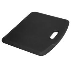 Front. Mount-It! - Anti-Fatigue Floor Mat for Standing Desk, Kitchen & Office, Gel Foam Comfort Mat 18x22 - Black.