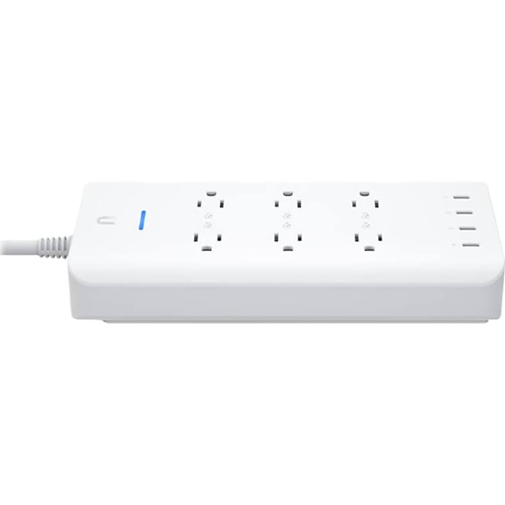 Alt View 1. Ubiquiti - Smart Power Strip 6 Port USP-Strip-US - White.