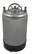Front. U-Line - 2.5 Gallon Beverage Keg - Stainless Steel.