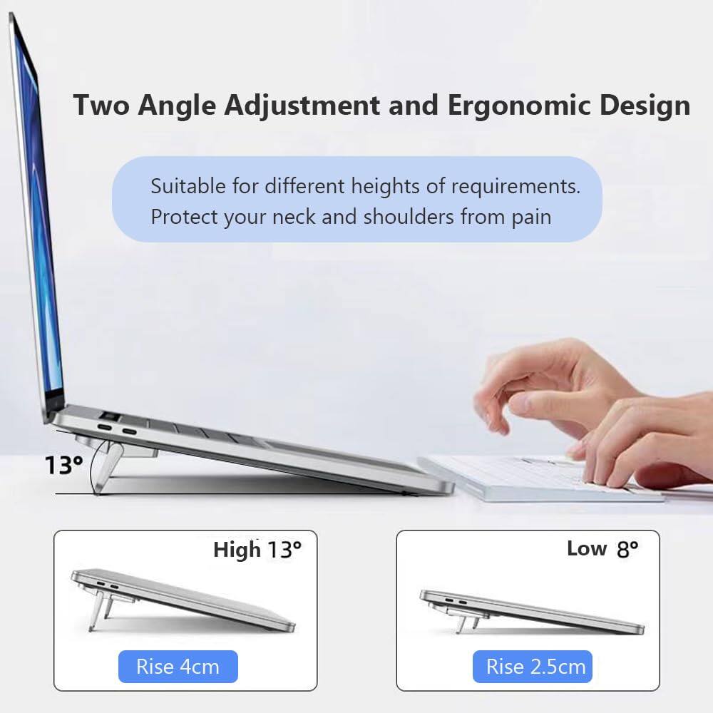 Two Angle Adjustment and Ergonomic Design

Suitable for different heights of requirements. Protect your neck and shoulders from pain.

High 13°
Rise 4cm

Low 8°
Rise 2.5cm