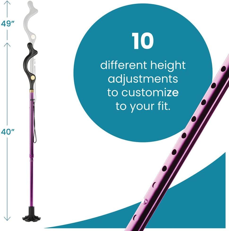 10 different height adjustments to customize to your fit.

49"  
40"