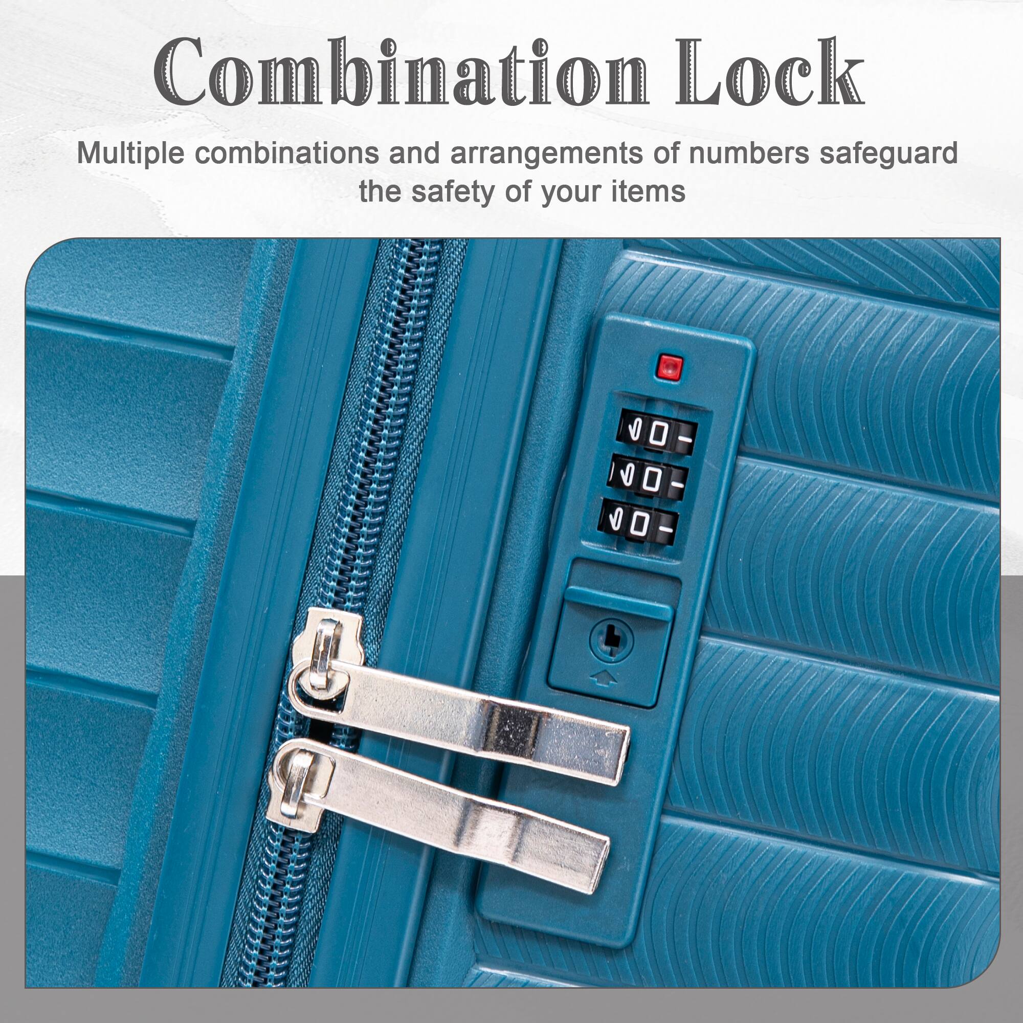Combination Lock

Multiple combinations and arrangements of numbers safeguard the safety of your items