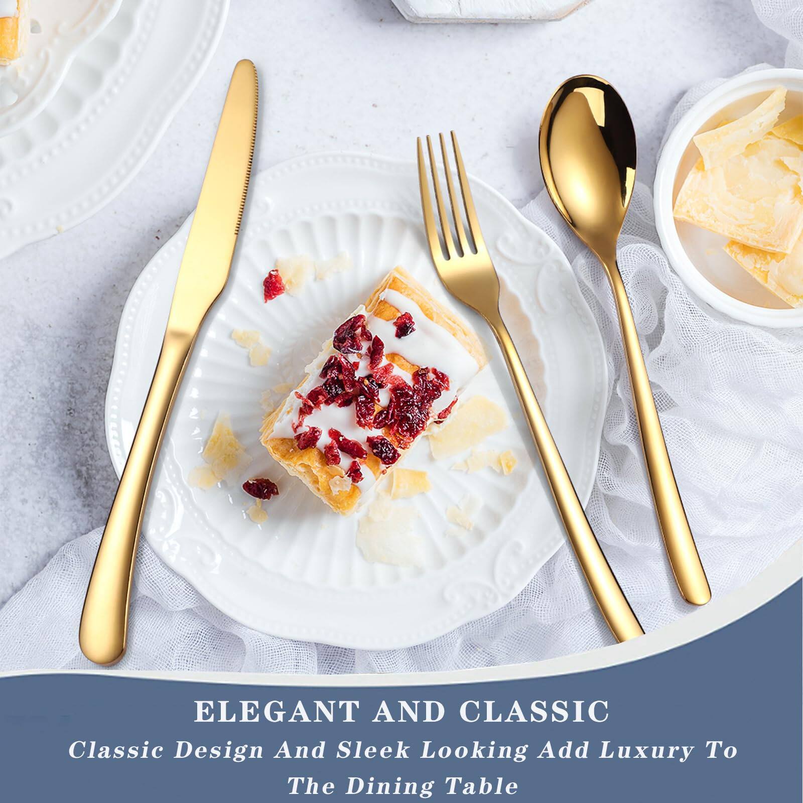 ELEGANT AND CLASSIC  
Classic Design And Sleek Looking Add Luxury To The Dining Table