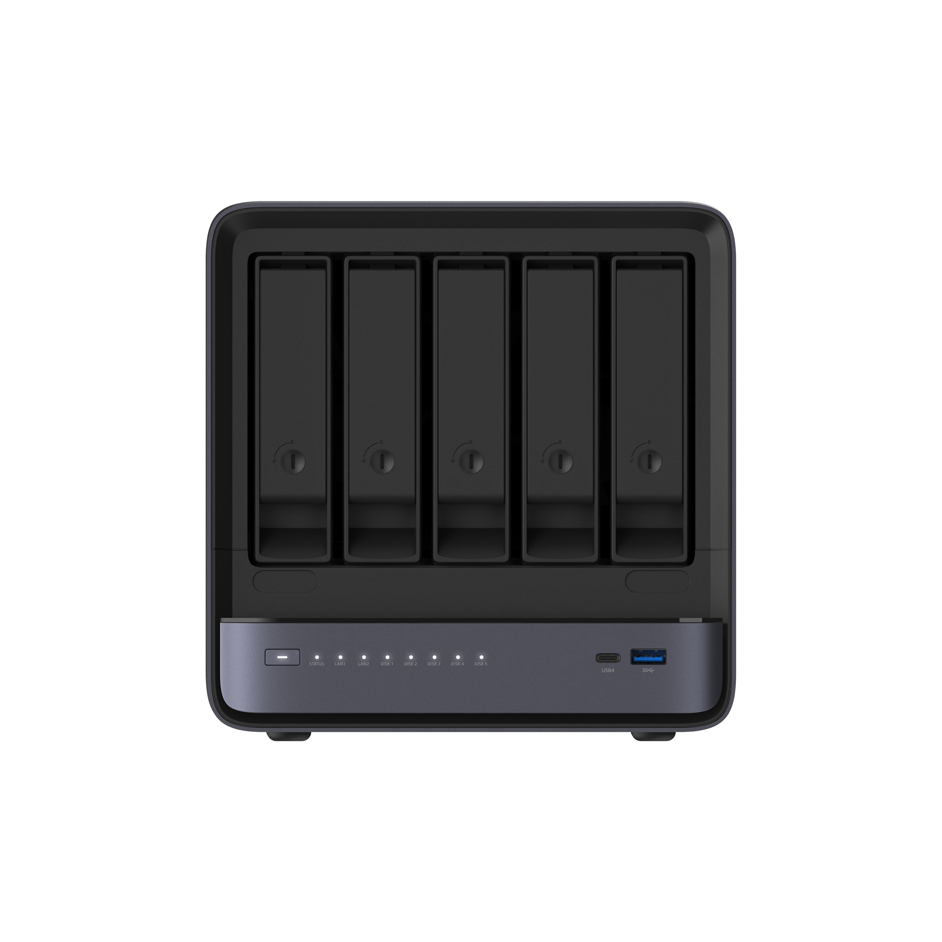Left. Minisforum - MINISFORUM N5 MAX AI NAS MINI PC, AMD Ryzen™ AI Max+ 395, 64GB LPDDR5X + 128GB OS, Radeon 8060S.