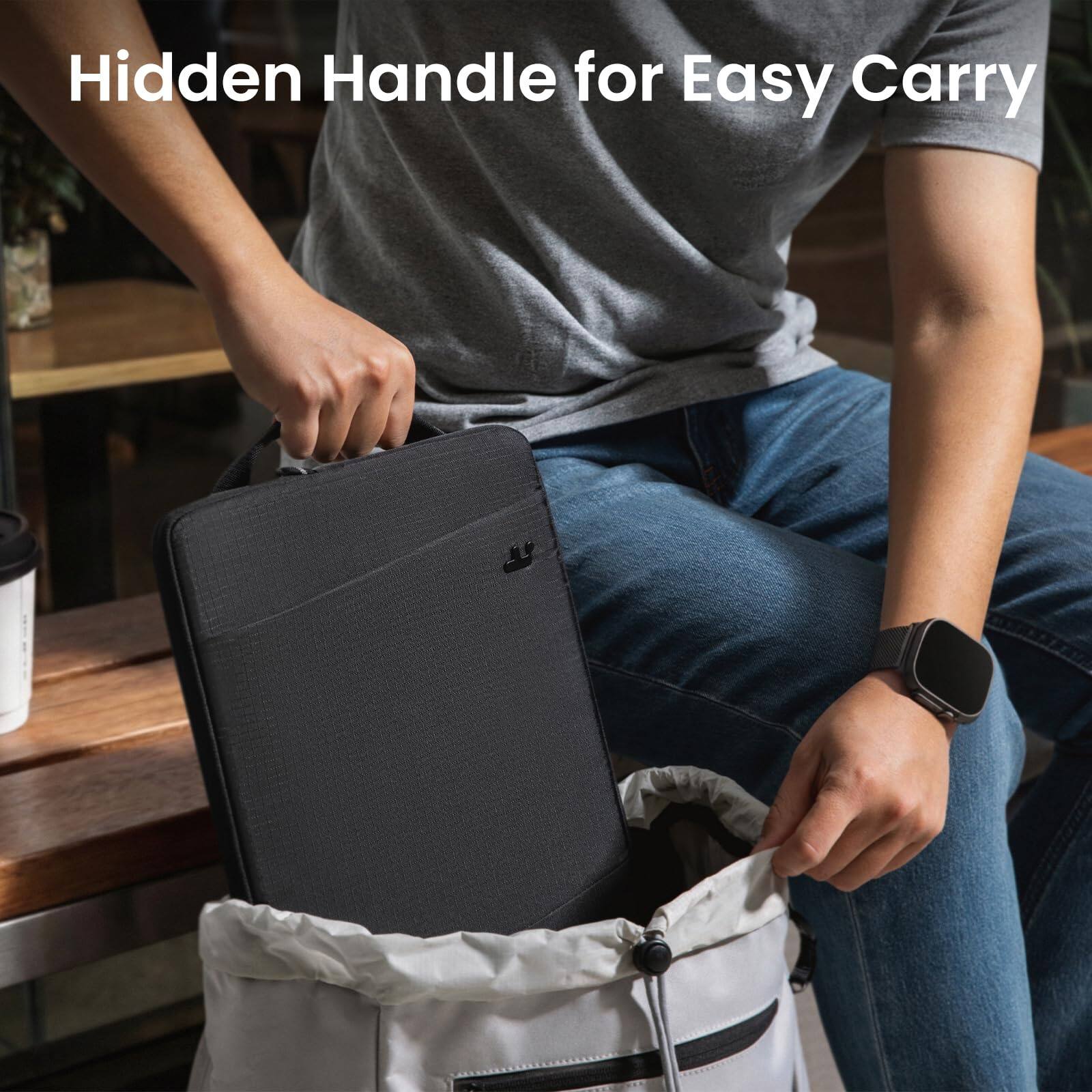 Hidden Handle for Easy Carry