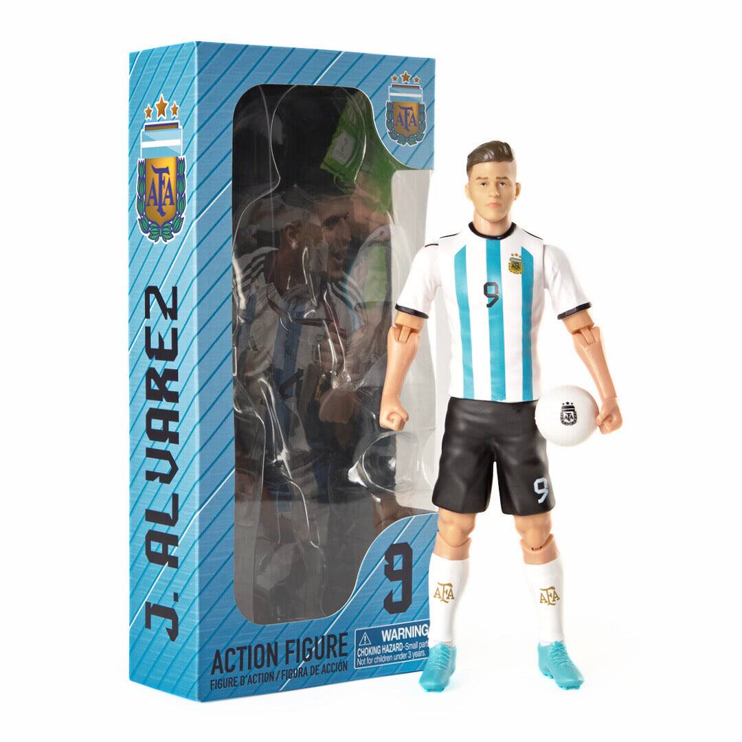 Banbo Toys SOCKERS Argentina AFA Julian Alvarez 8" Collectible Soccer Action Figure