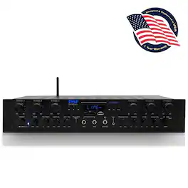PYLE - Bluetooth Home Audio Source Amplifier - Black