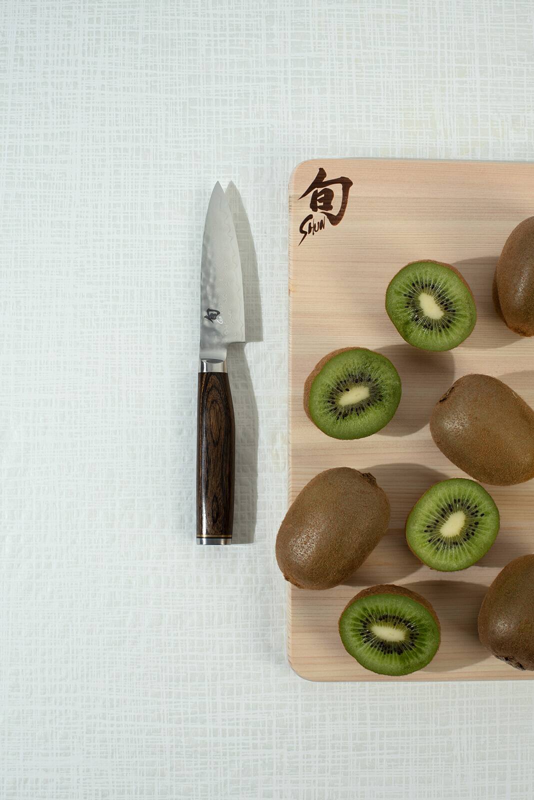 Alt View 3. Shun - Premier Paring Knife, 4 Inch - Brown.