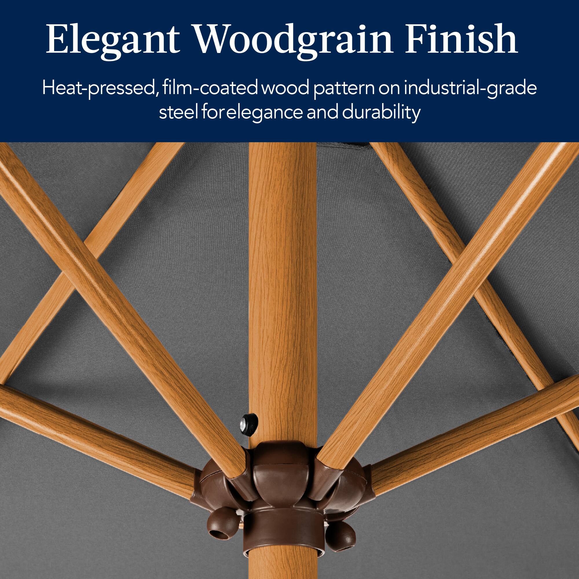 Elegant Woodgrain Finish

Heat-pressed, film-coated wood pattern on industrial-grade steel for elegance and durability.