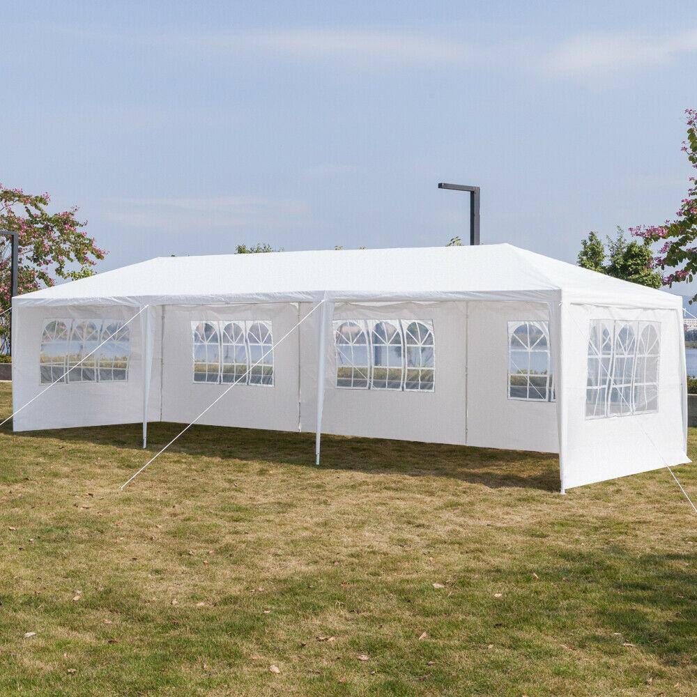 Alt View 2. Winado - 10x30 Party Tent with 5 Removable Sidewalls for Parties, Weddings, BBQ, Baby Shower, Waterproof Outdoor Event Canopy.