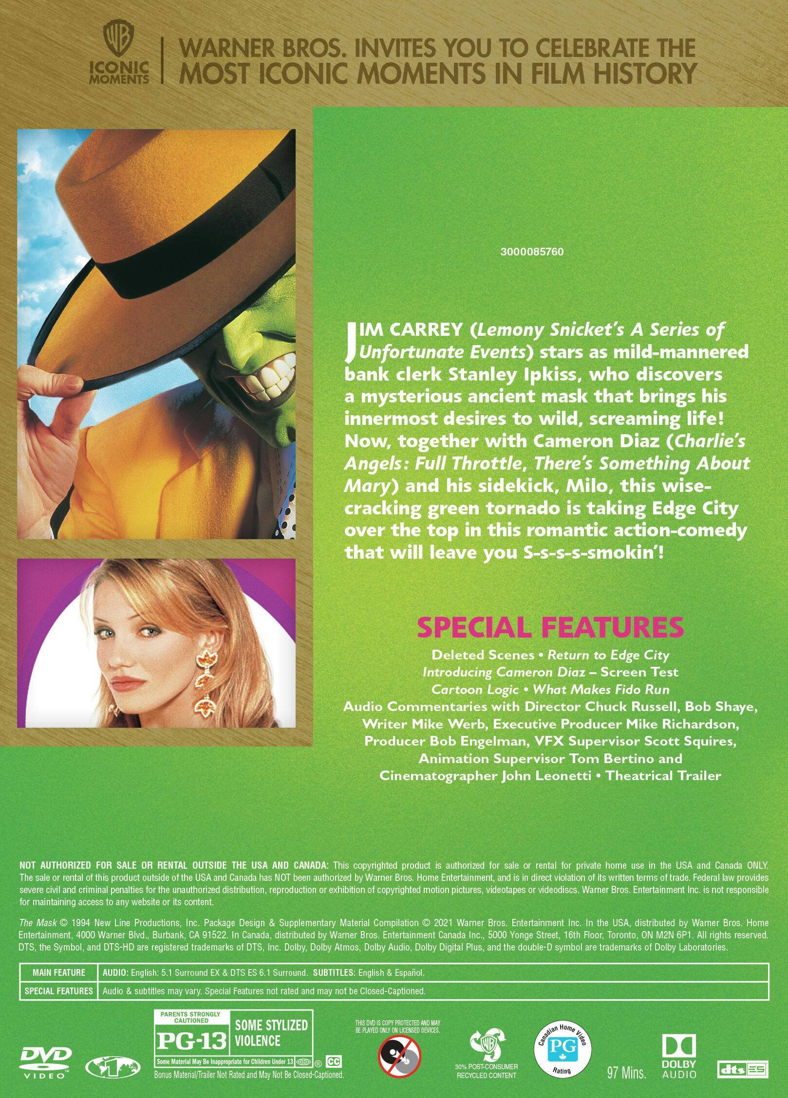 Back. The Mask (IconicMoment) [DVD].
