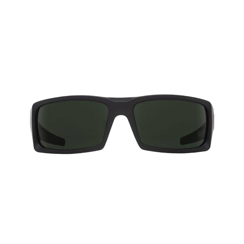 Angle. Spy Optic - Spy Optic General Wrap Polarized Sunglasses (Happy Gray Green Polar) - Matte Black.