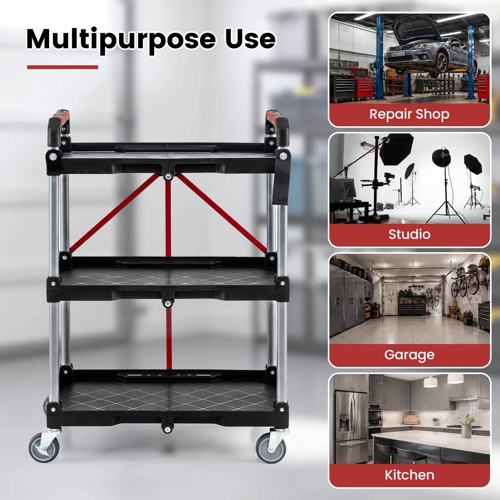 Multipurpose Use

Repair Shop

Studio

Garage

Kitchen