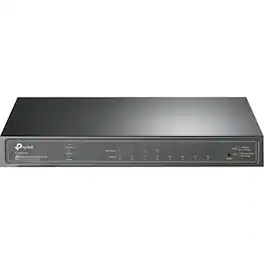 TP-Link - TL-SG2008P - Jetstream 8-Port Gigabit Smart Managed PoE Switch - Limited Lifetime Protection - 4 PoE+ Port @62W - Unknown