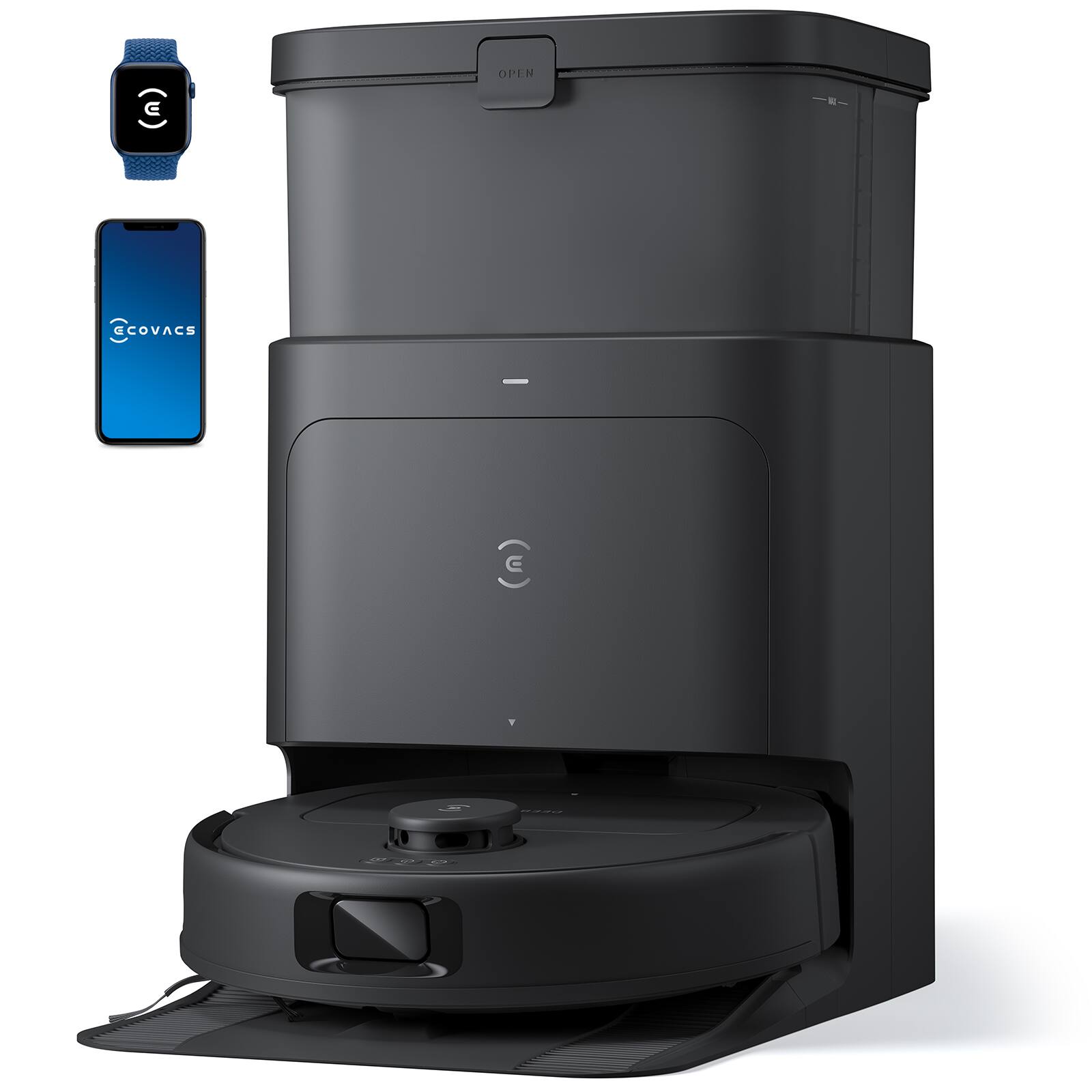 ECOVACS ECOVACS Robotics - DEEBOT N30 PRO OMNI Robot Vacuum ＆ Mop, Edge Mopping, All-in-1 Station, Hot Water Mop Washing, Hot Ai on clearance at Best Buy — 12% off