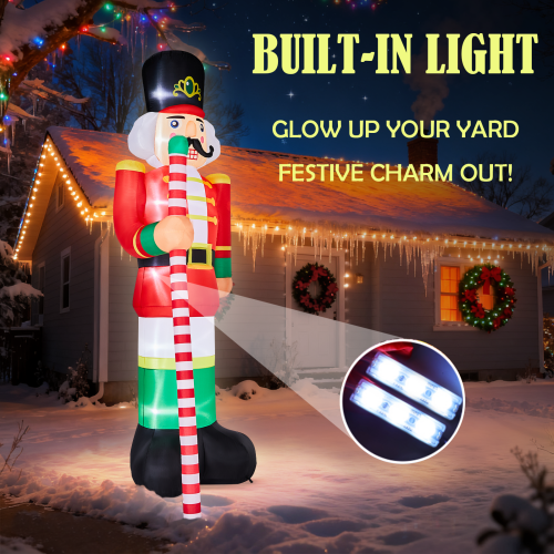BUILT-IN LIGHT  
GLOW UP YOUR YARD  
FESTIVE CHARM OUT!