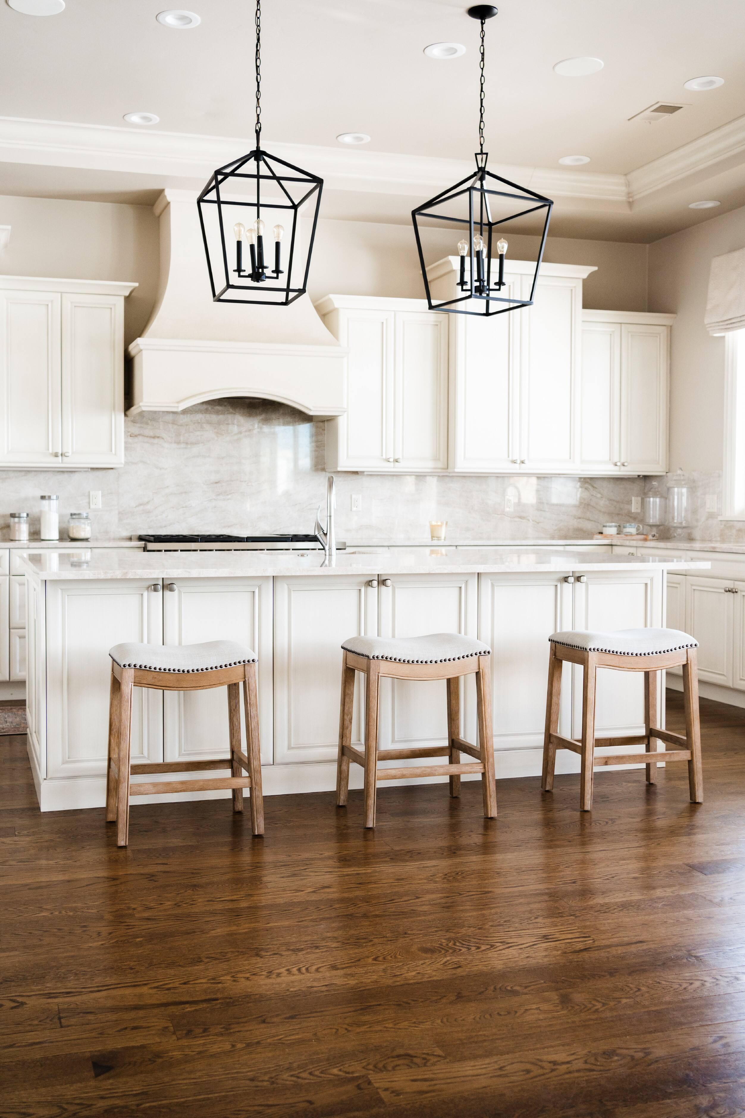 Alt View 5. Maven Lane - 26" Adrien Saddle Counter Stool In Weathered Oak Finish With Fabric Upholstery - Weathered Oak.