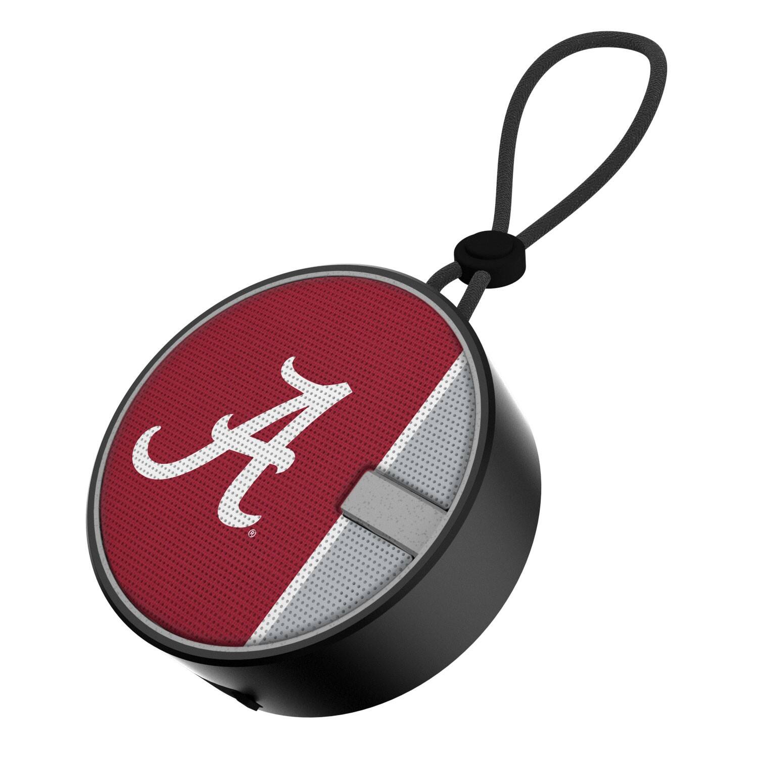 Front. Keyscaper - Alabama Crimson Tide Logo Waterproof Bluetooth Speaker - Multicolor.