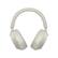 Left. Sony - Sony WH-1000XM5 Wireless Noise Canceling Headphones with USB Port and Stand - Silver.