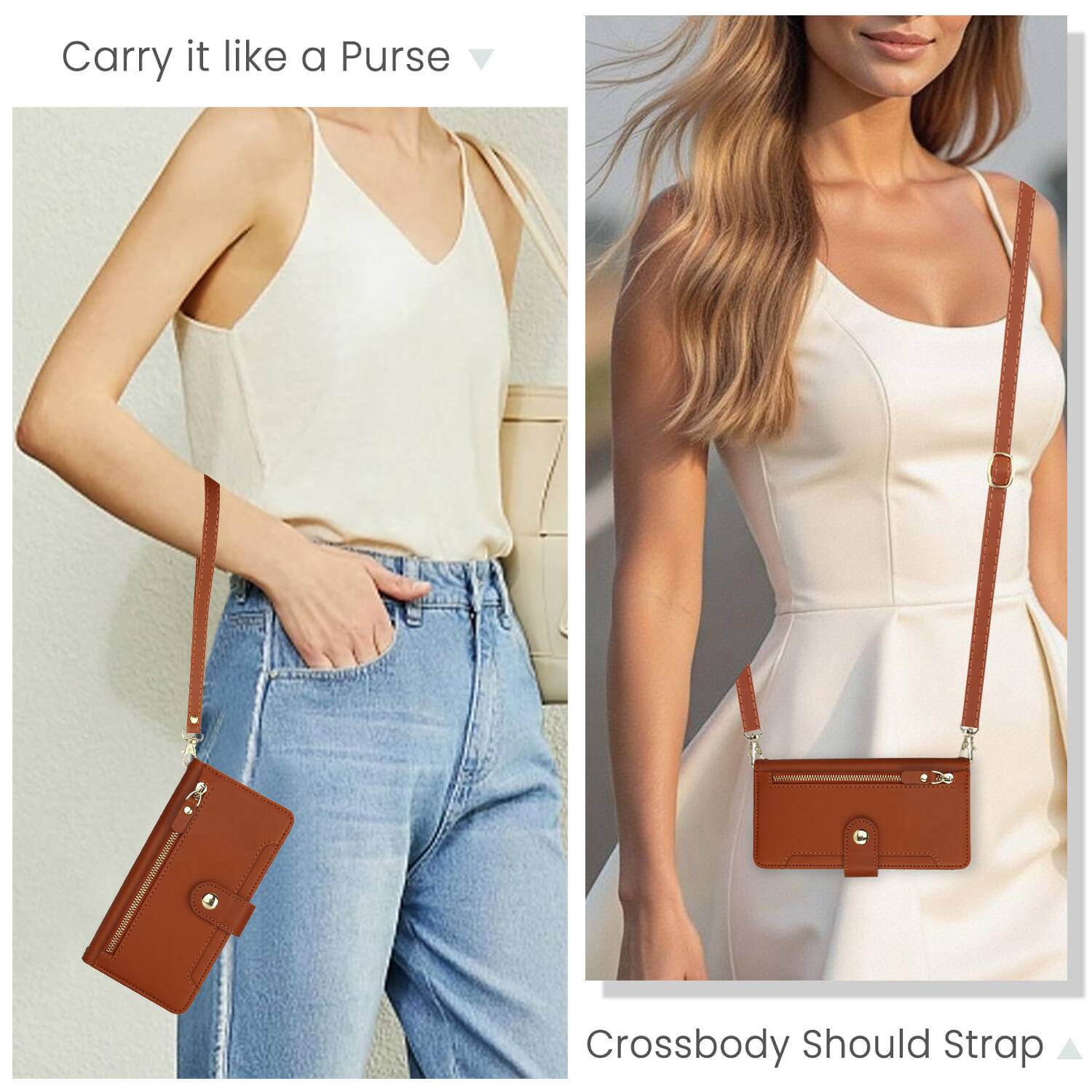Carry it like a Purse  
Crossbody Shoulder Strap