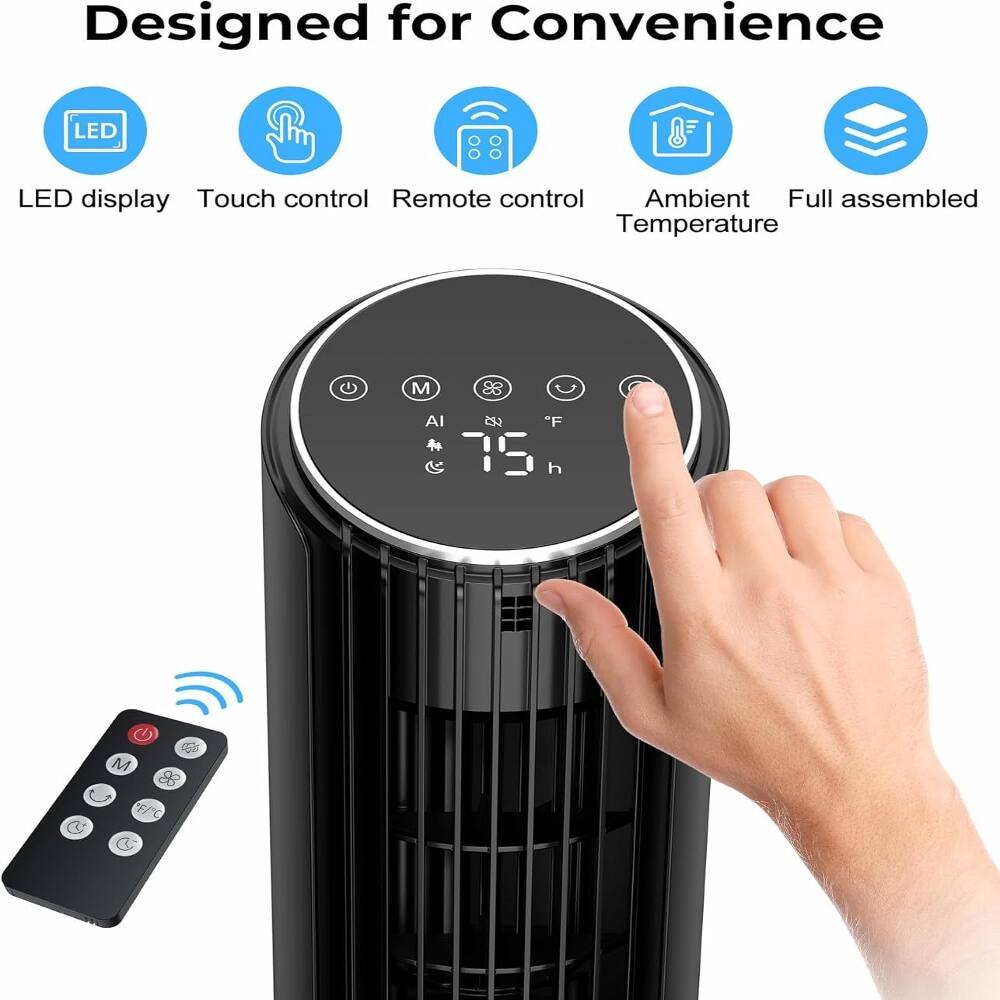 Designed for Convenience

LED display
Touch control
Remote control
Ambient Temperature
Full assembled

LED
Touch control
Remote control
Ambient Temperature
Full assembled

Temperature: 22°C / 75°F