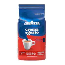 Lavazza - Crema e Gusto Whole Bean Coffee, Medium Roast, Arabica and Robusta Blend, 2.2 lb Bag (pack of 1)