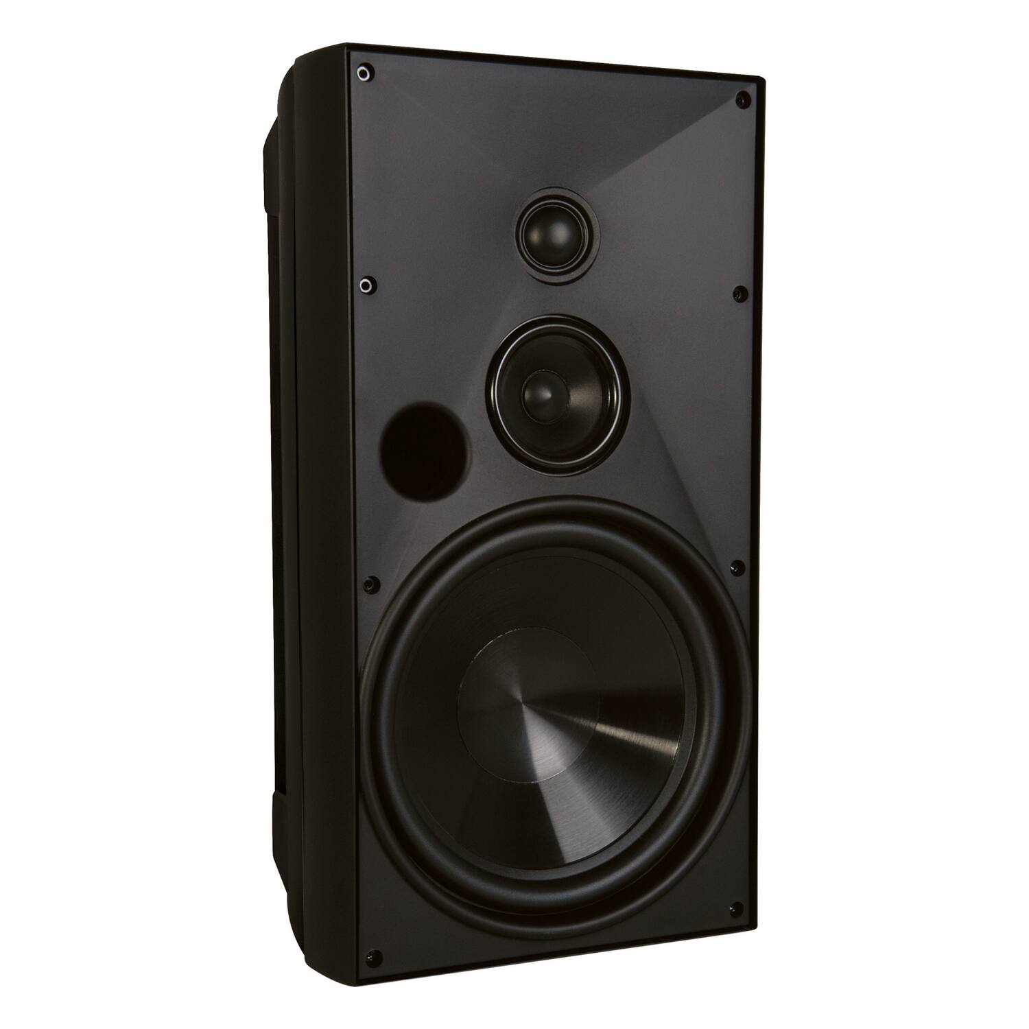 Angle. Proficient Audio - AW830 175-Watt 8" Outdoor 3-Way Speaker Set - Black.