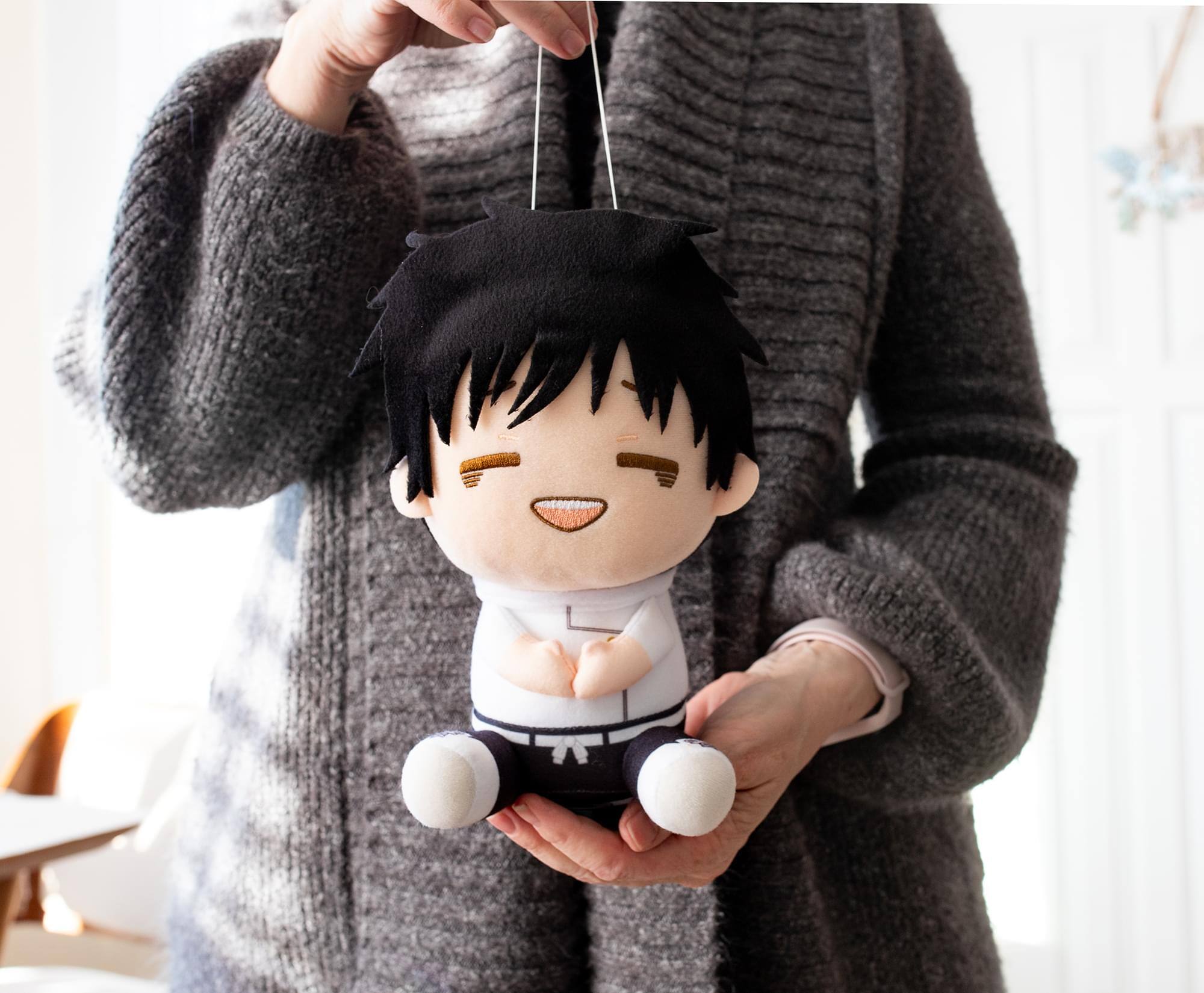 Alt View 5. Banpresto - Jujutsu Kaisen 0: The Movie 8-Inch Plush Toy | Yuta Okkotsu.