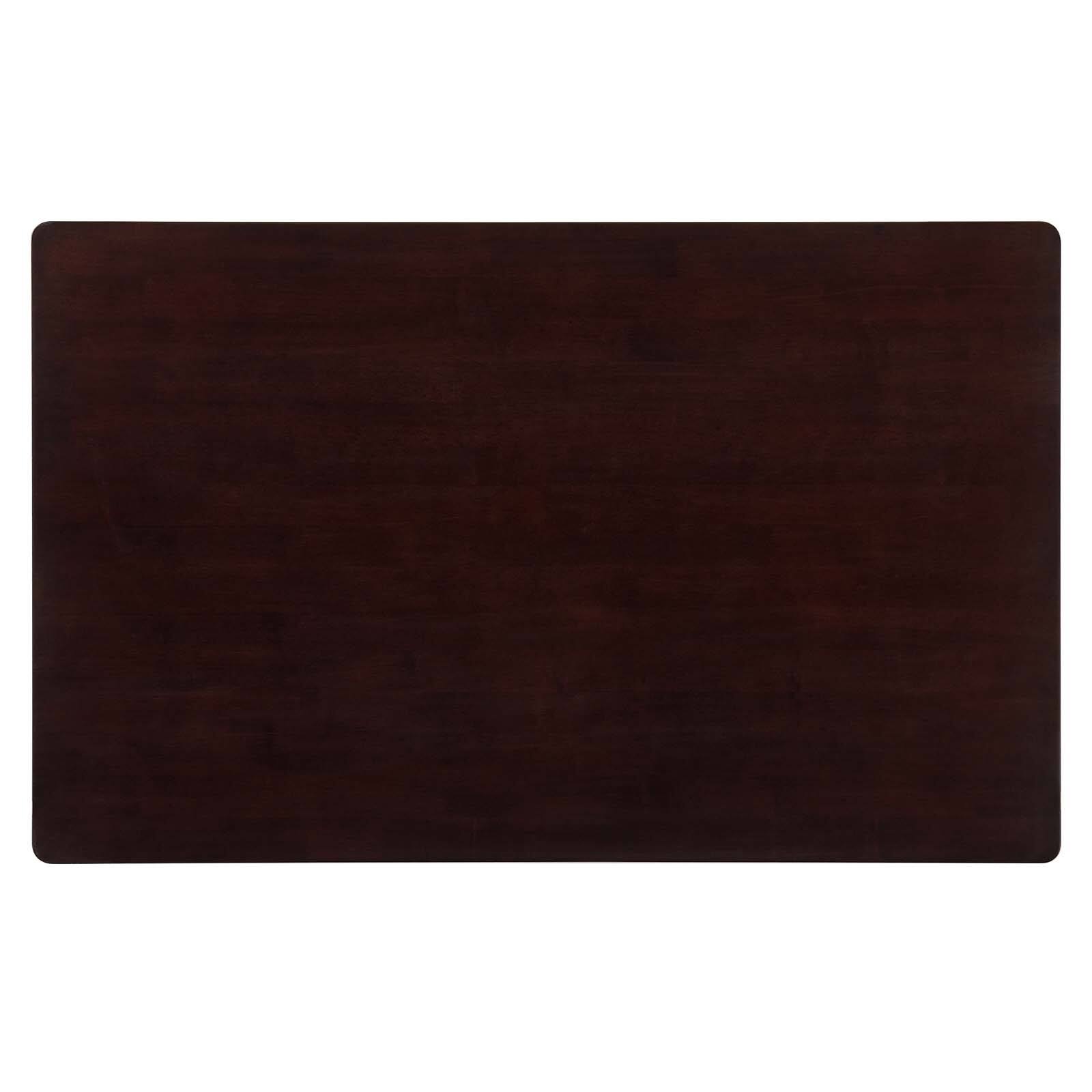 Alt View 2. Modway - Oracle 47" Rectangle Dining Table by Modway - Cappuccino.